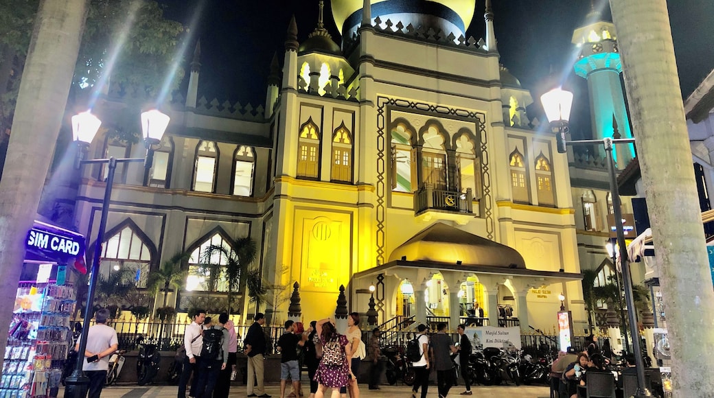 Landmark Islamic house of worship in the Kampong Glam in Singapore