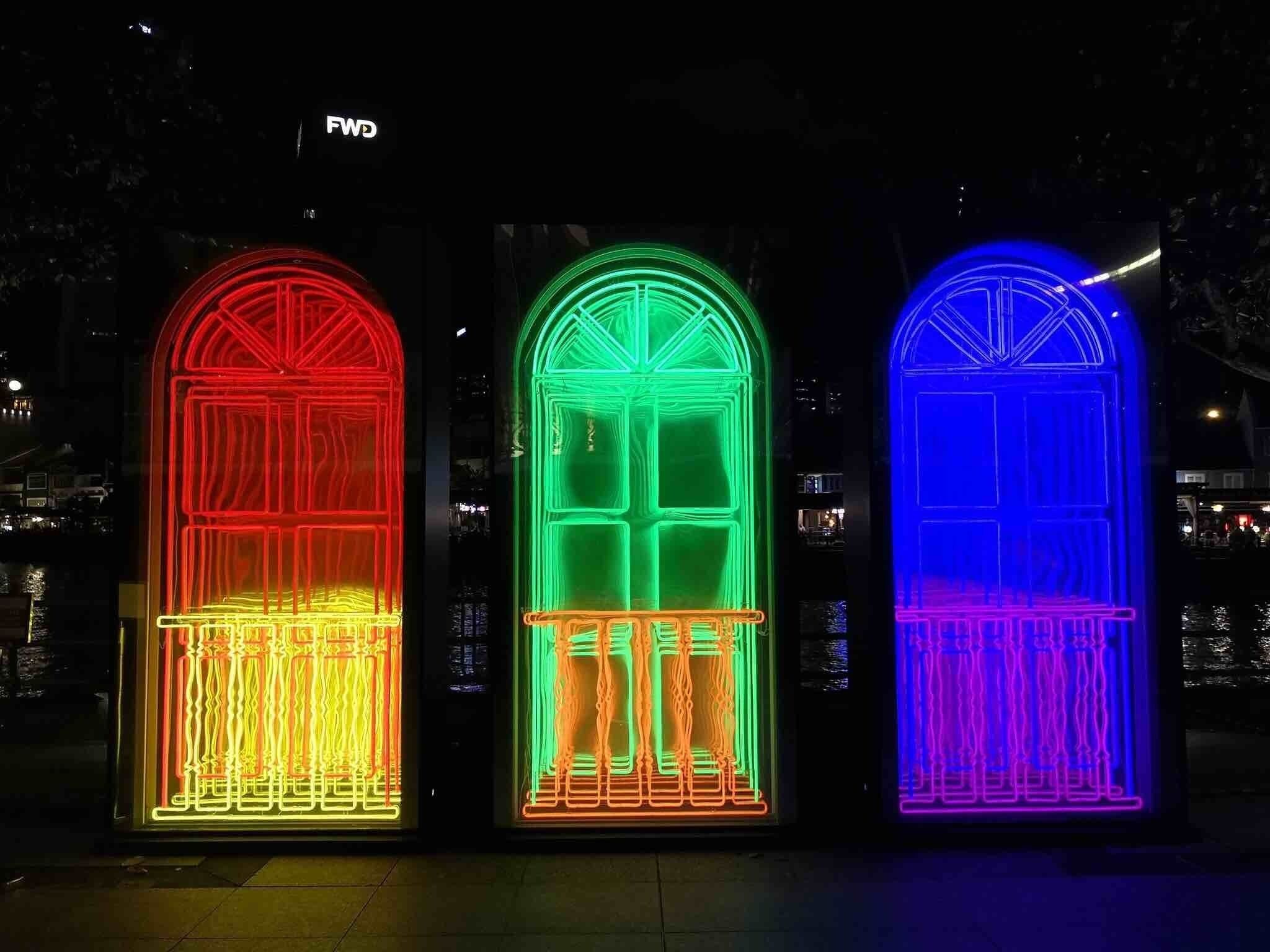 Lighted up during CNY