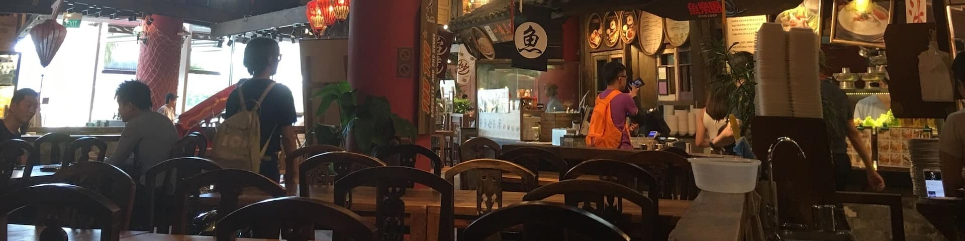 Beautiful and Tasty international foods serve here -Food court in Singapore #Singapore #food #Asian #travel #landscape