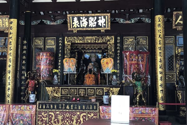 Chinese temple I visited in Singapore.