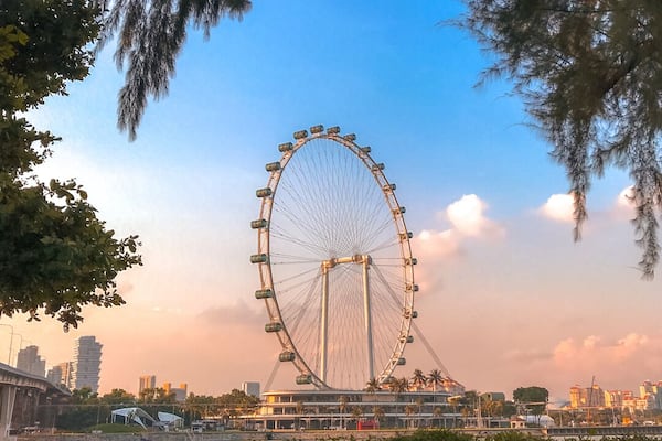 Did you know, officially launched in 2008, Singapore Flyer is the world's tallest giant observation wheel. #Singapore #Travel #outdoor #city #nature #trover