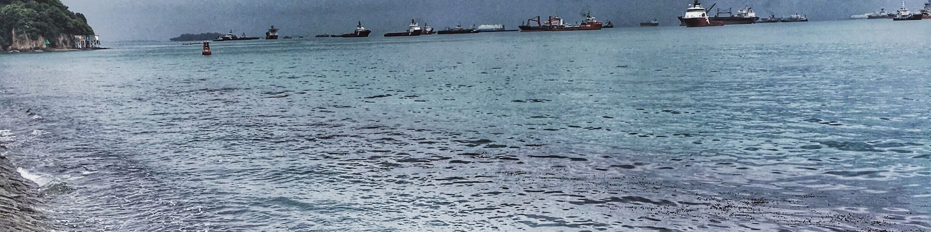 Visit Labrador Park to get a view of the southern shores of Singapore. 
It is a good place to start exploring the Southern Ridges, which also comprises Mount Faber Park, Telok Blangah Hill Park, and Kent Ridge Park.
You should look out for the remnants of what used to be a British military battlement. Features include the machine gun post and artillery pieces. #blue