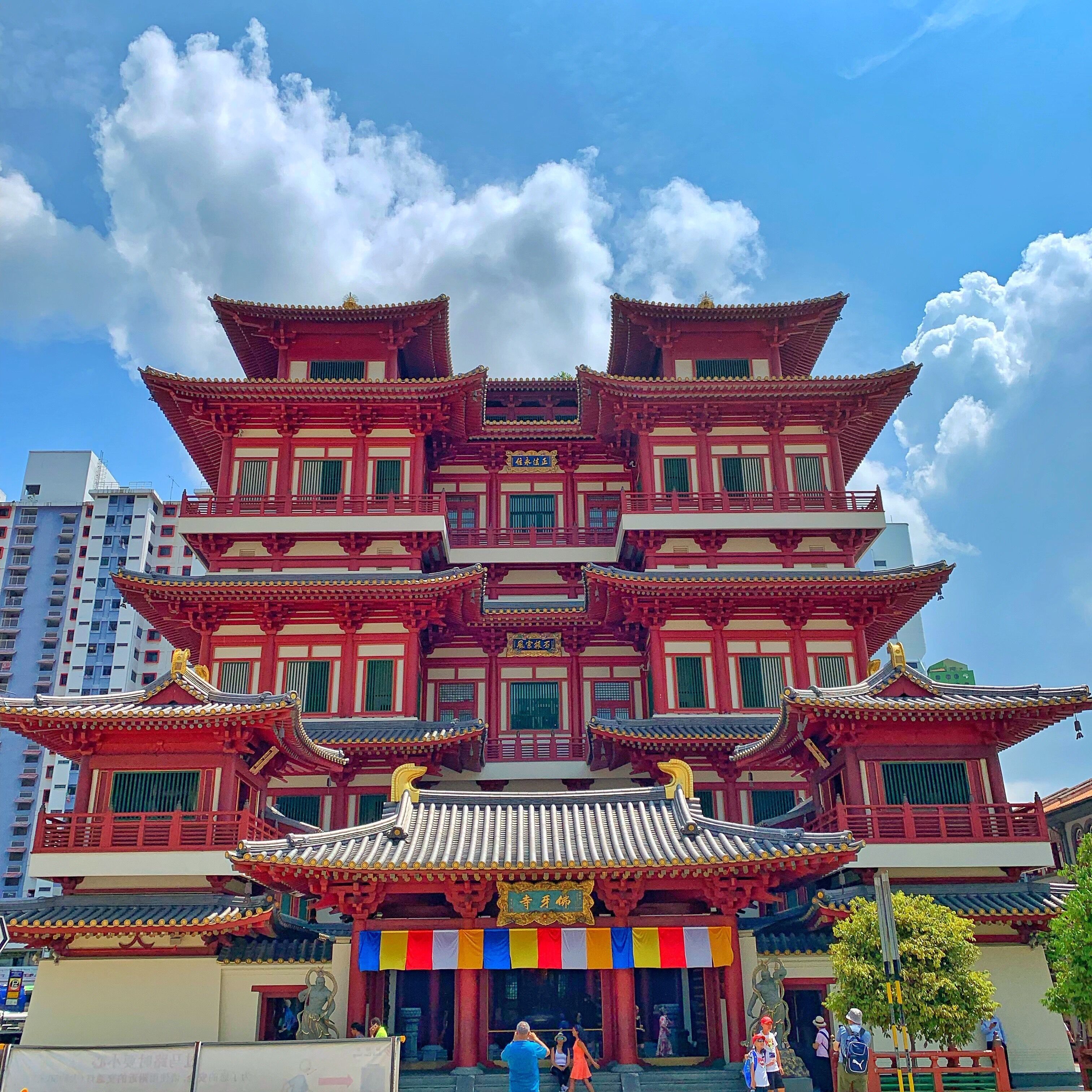 Located in Chinatown, this temple is free to enter and explore. Be sure to visit the rooftop garden