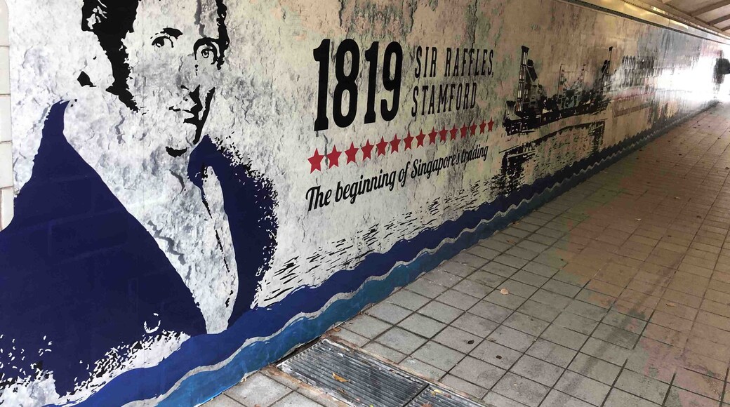 Underpass to cross over to the old Parliament House