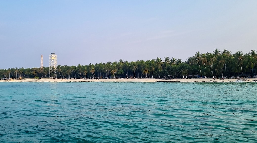 Lakshadweep, India - March 13, 2022: Agatti Island in Lakshadweep