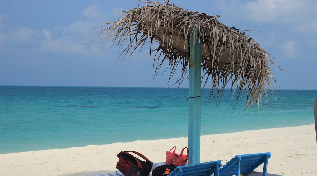 White sand and #Blue water with #Blue sky. Can you identify where the #blue water and the #blue sky meet? Relaxing and snorkeling or diving are the only activities you would take on this holiday!
#Bestof5 #BeachBound