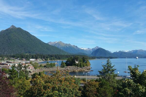 This was taken from the top of the hill where a Russian castle was.