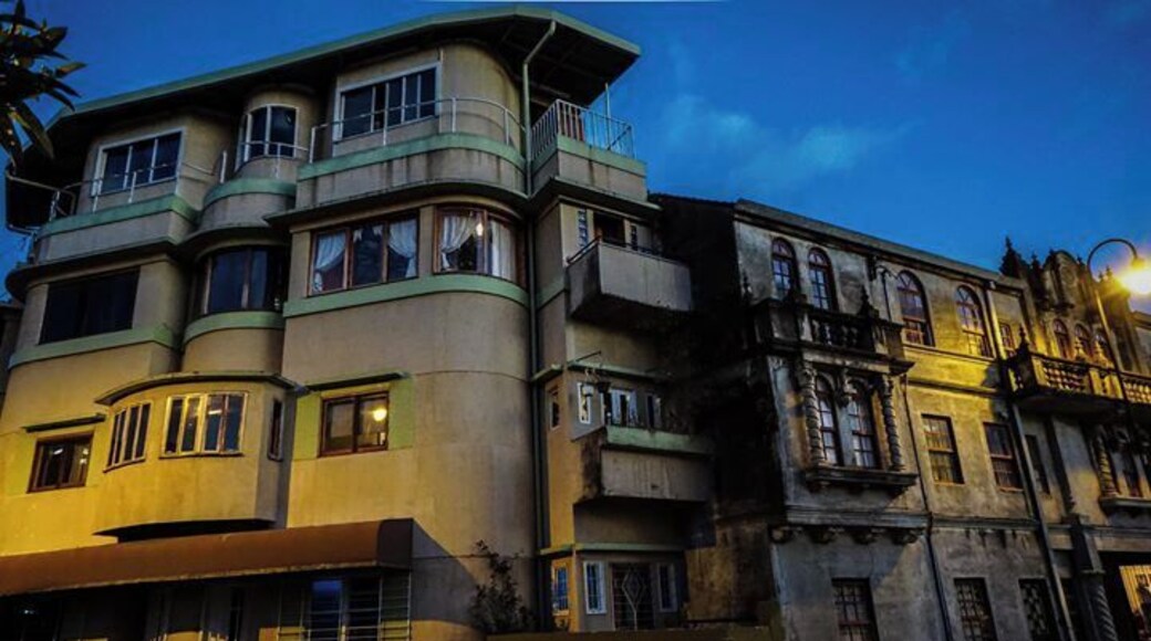 interesting styles of #architecture abutting each other