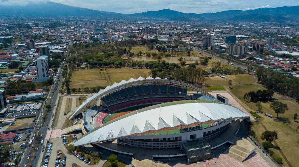 Beautiful aerial View of the Sabana Costa Rica