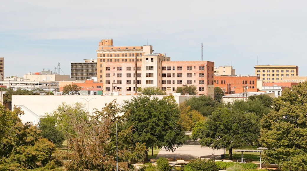 Long Panoramic View of Riverfront and Downtown San Angelo Texas