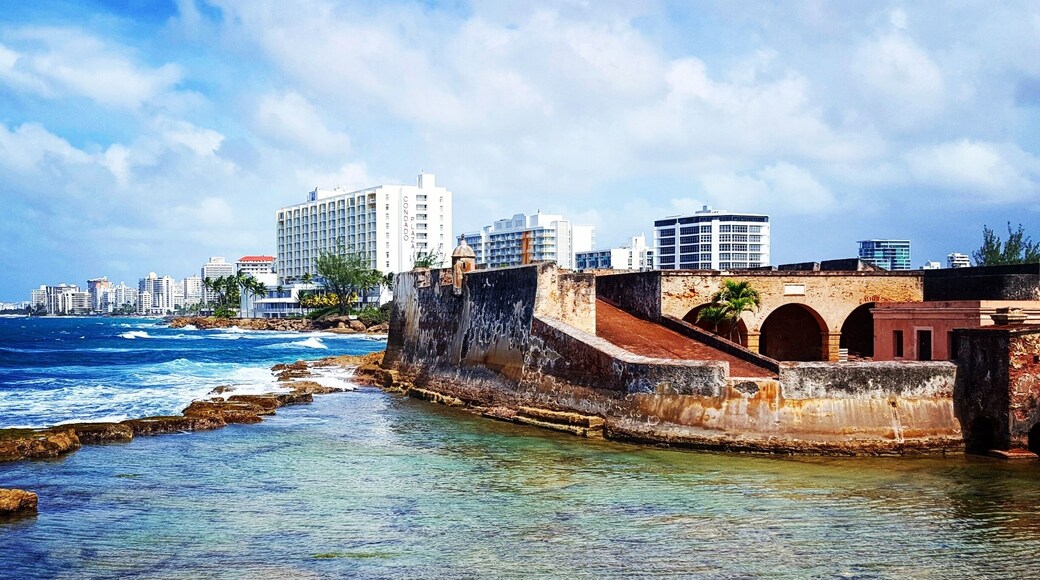 The Caribe Hilton is one of my all time favorite hotels - and not just because of this old-meets-new view!