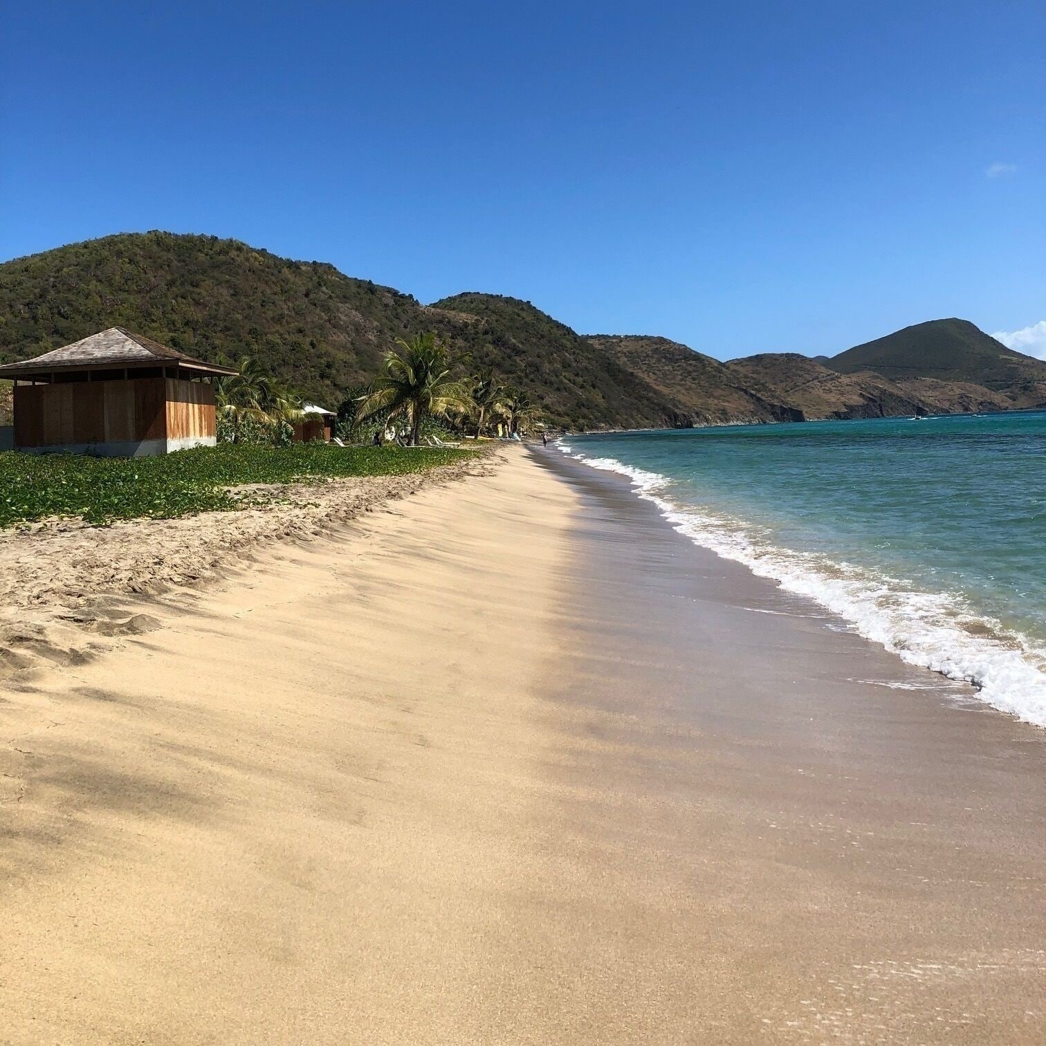 St. Kitts has amazing beaches with black & white sand. #lifeatexpedia #tropical #travel
