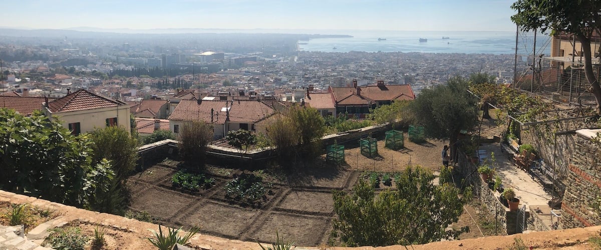 Breathtaking view of Thessaloniki from above.