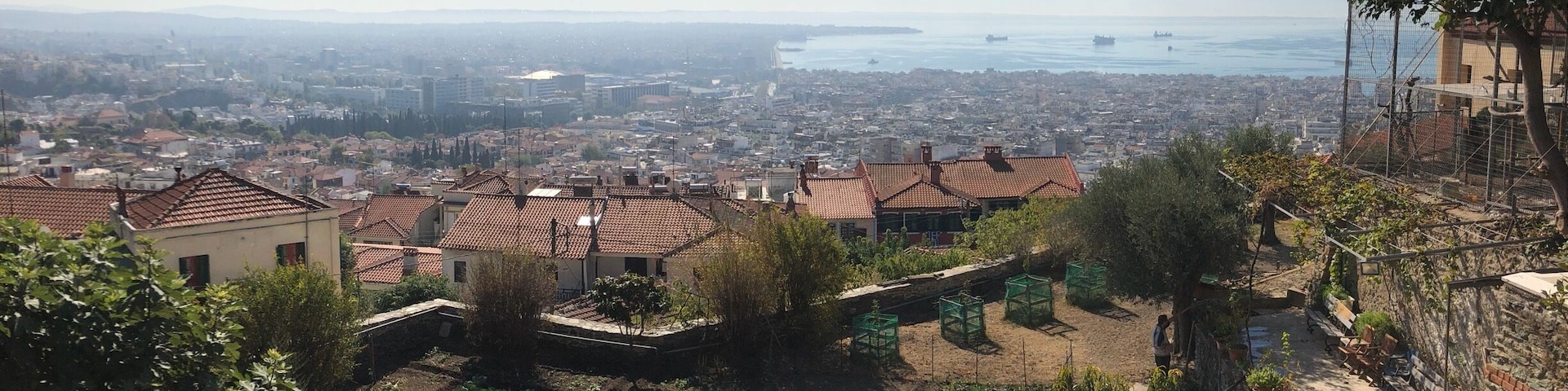 Breathtaking view of Thessaloniki from above.
