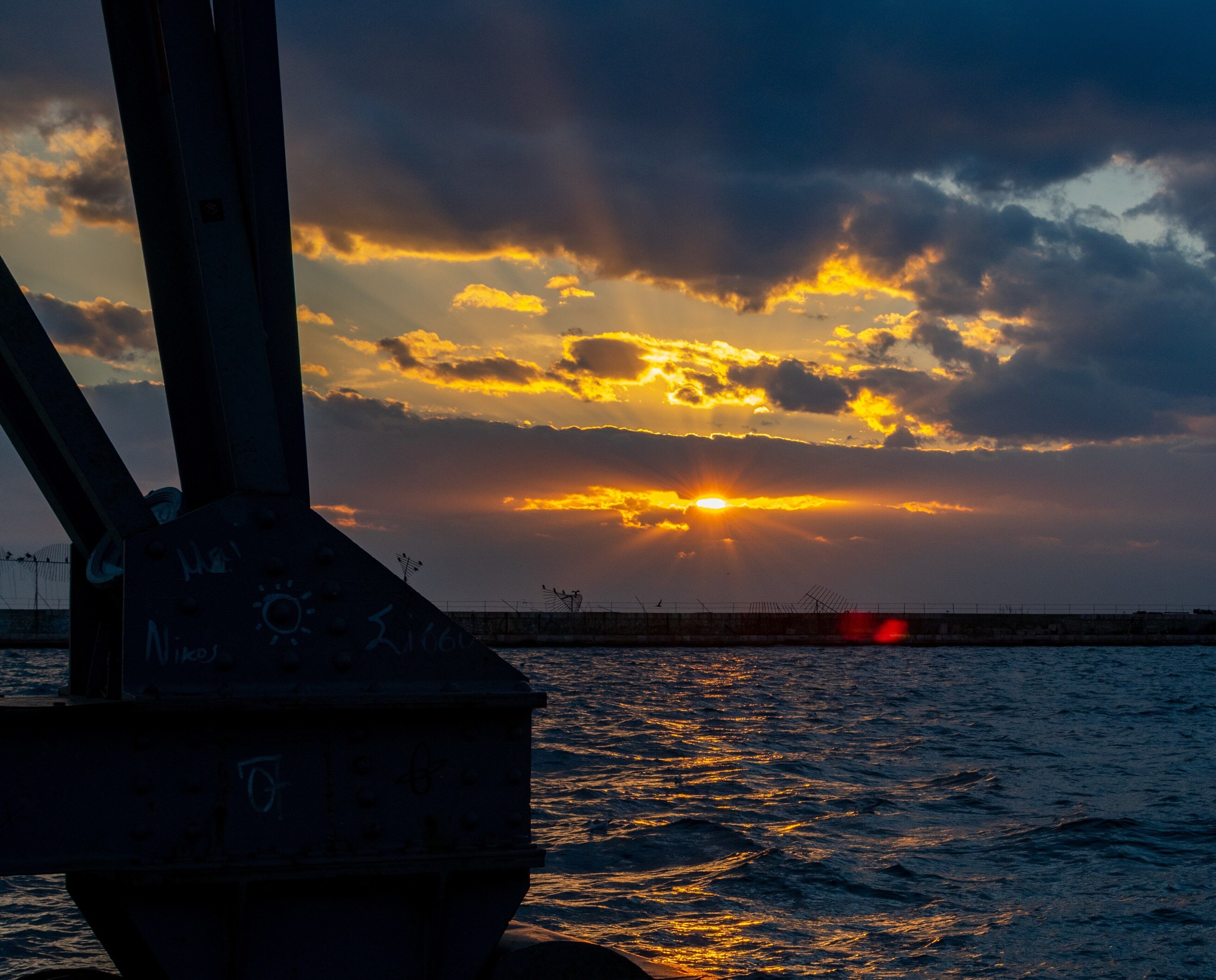 Sunset in the most romantic city of the planet, Thessaloniki