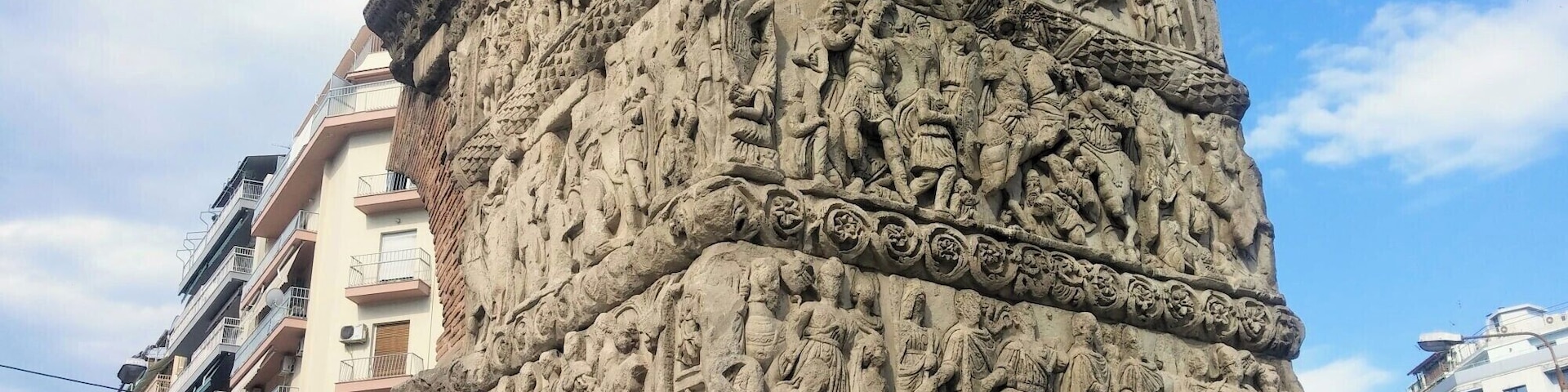 The Arch of Galerius in Thessaloniki, Greece, was built in 198 A.D. with detailed stone relief. This and the nearby Rotunda are must sees in the city to understand its history.
#history #greece