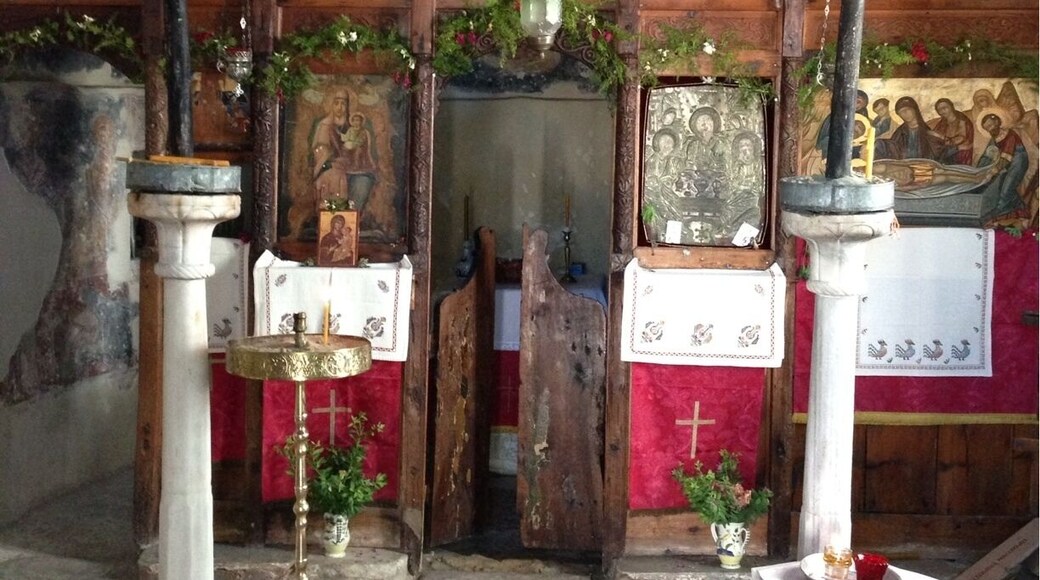 Old church in the castle area of Skyros main village