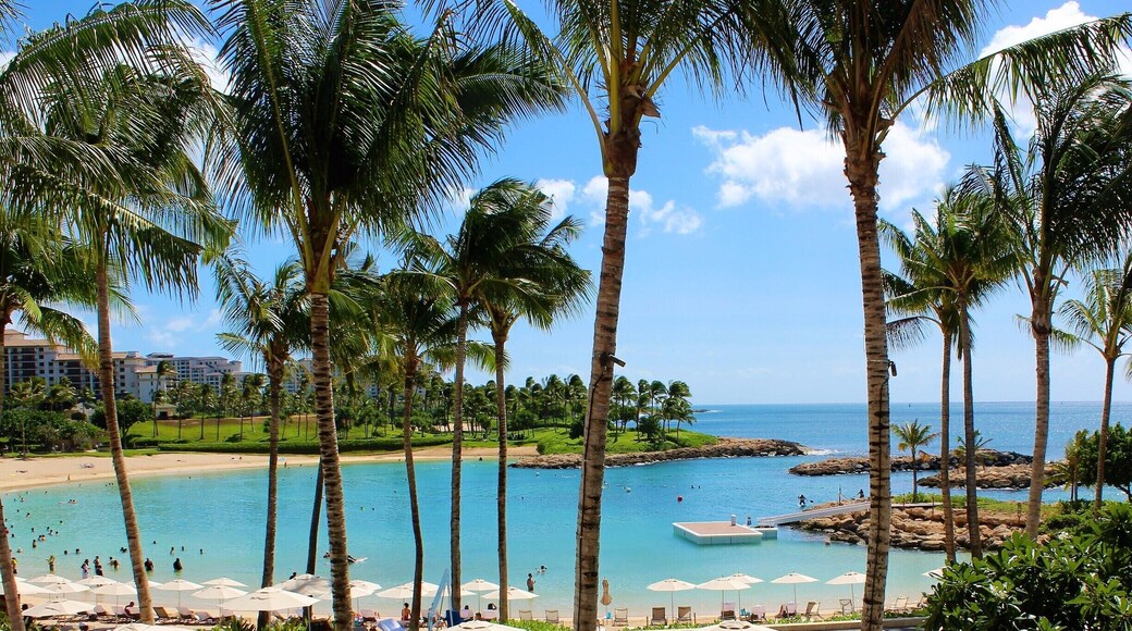 One of the four lagoons in Ko Olina at the Four Seasons.