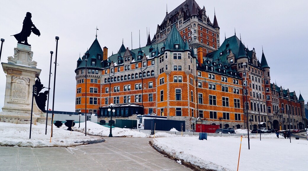 UNESCO World Heritage Site: Historic District of Old Québec
Fairmont Le ChĂąteau Frontenac is generally recognized as the most photographed hotel in the world, and it dominates the skyline of Old Quebec.
#Canada #Quebec #QuebecCity #sculpture #UNESCOWorldHeritageSite #OldQuebec #Winter #NewFrance #NorthAmerica #architecture #red #snow #hotel #TroveOnTuesday