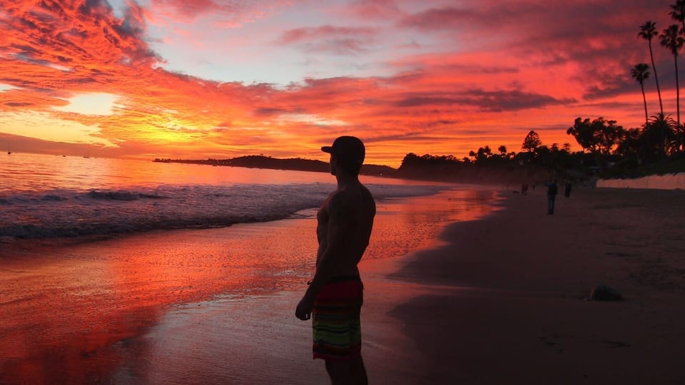 Sunset at Butterfly #Beach