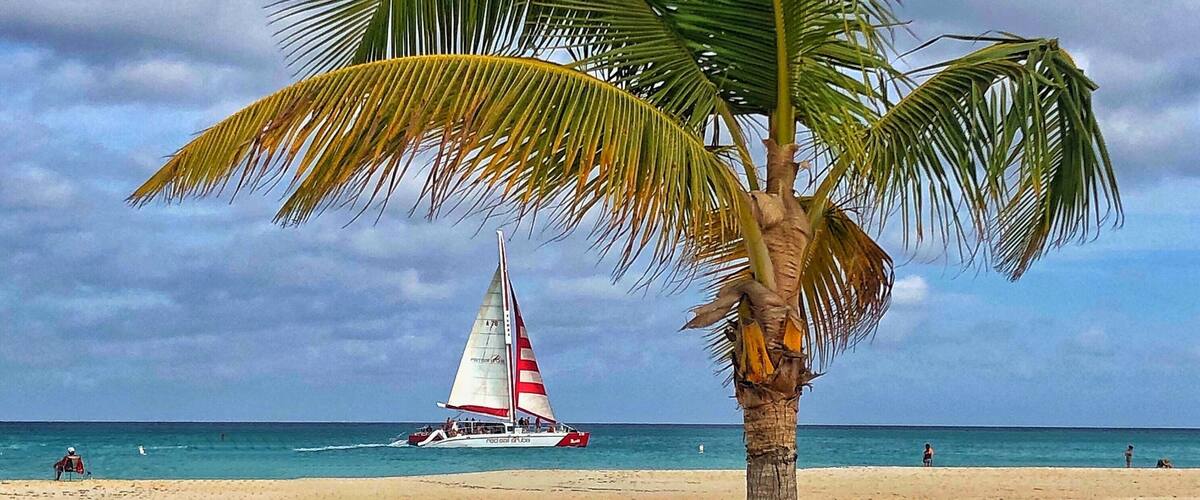 You’ll be hard pressed to find a beach any prettier than Manchebo Beach in Aruba!