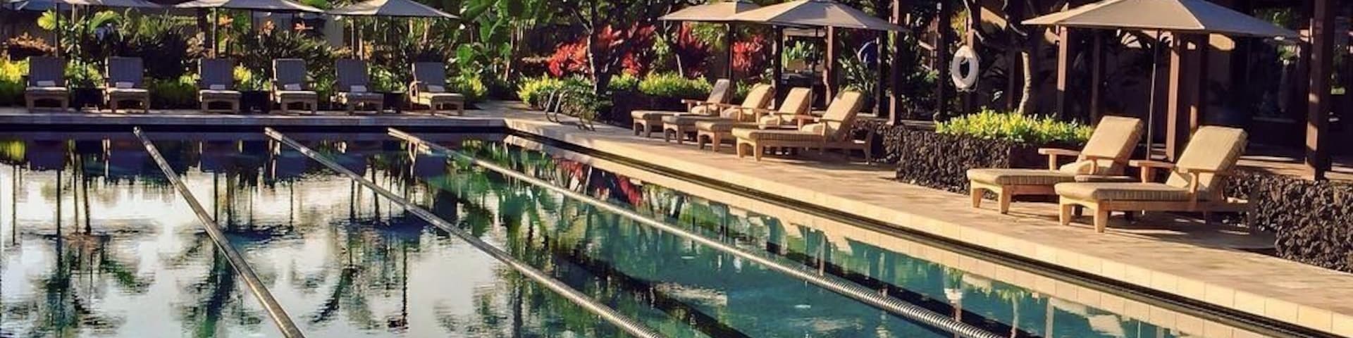 The Fitness facilities surround this inviting lap #pool making it a much more rewarding treat after a workout. #luxurious #resort #waterlust #kona #hawaii
Visit my website to see my article at this luxurious resort at http://khylasophy.com/2015/09/19/four-seasons-resort-hualalai