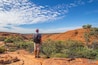 Kings Canyon is one of the highlights along the Red Centre Way in the Northern Territory of Australia, half way between Uluru and Alice Springs.
A must do is the 6 kilometre loop walk which offers stunning views of the red landscape - we did it with our 3 and 7 year old kids.