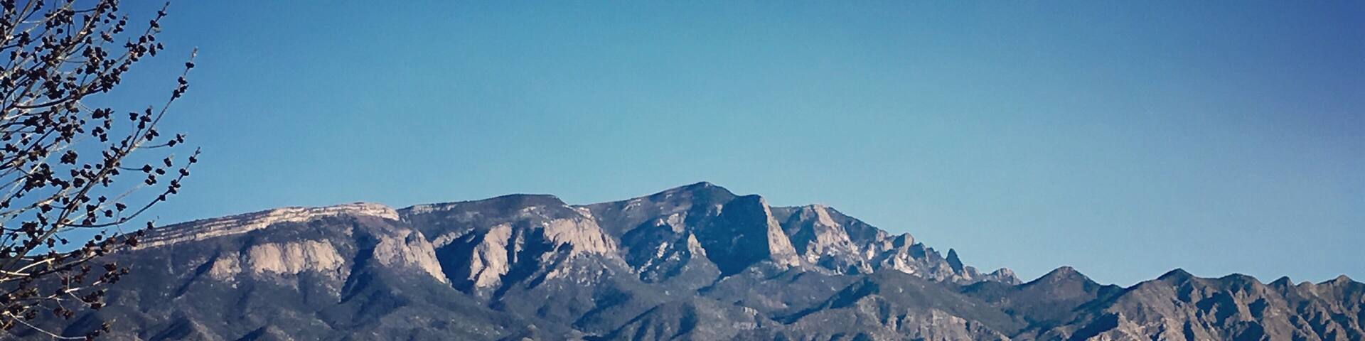 The Sandia Mountain Range as seen from the Hyatt Regency Tamara Resort, Santa Ana Pueblo