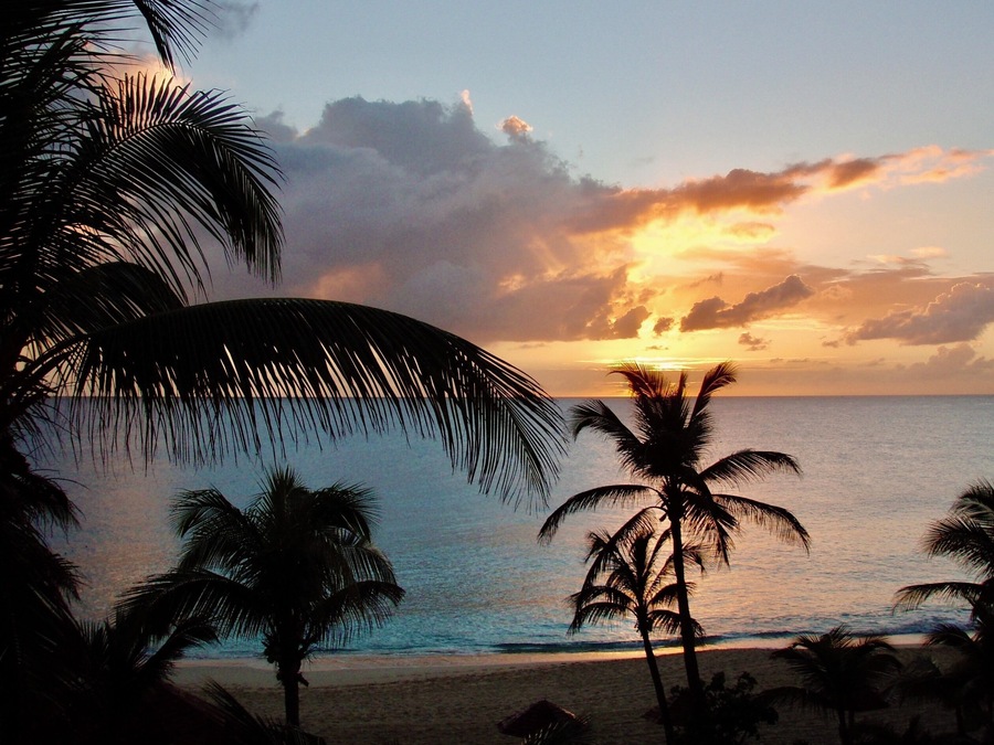 Sunset at La Samanna Resort in Saint Martin. 😎