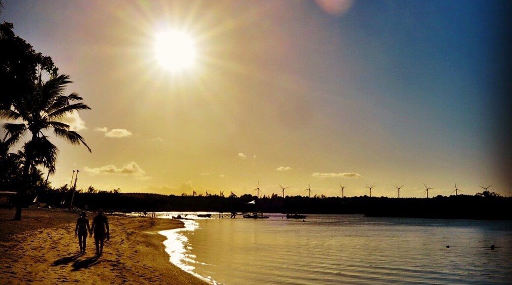 Sun setting over le Constance