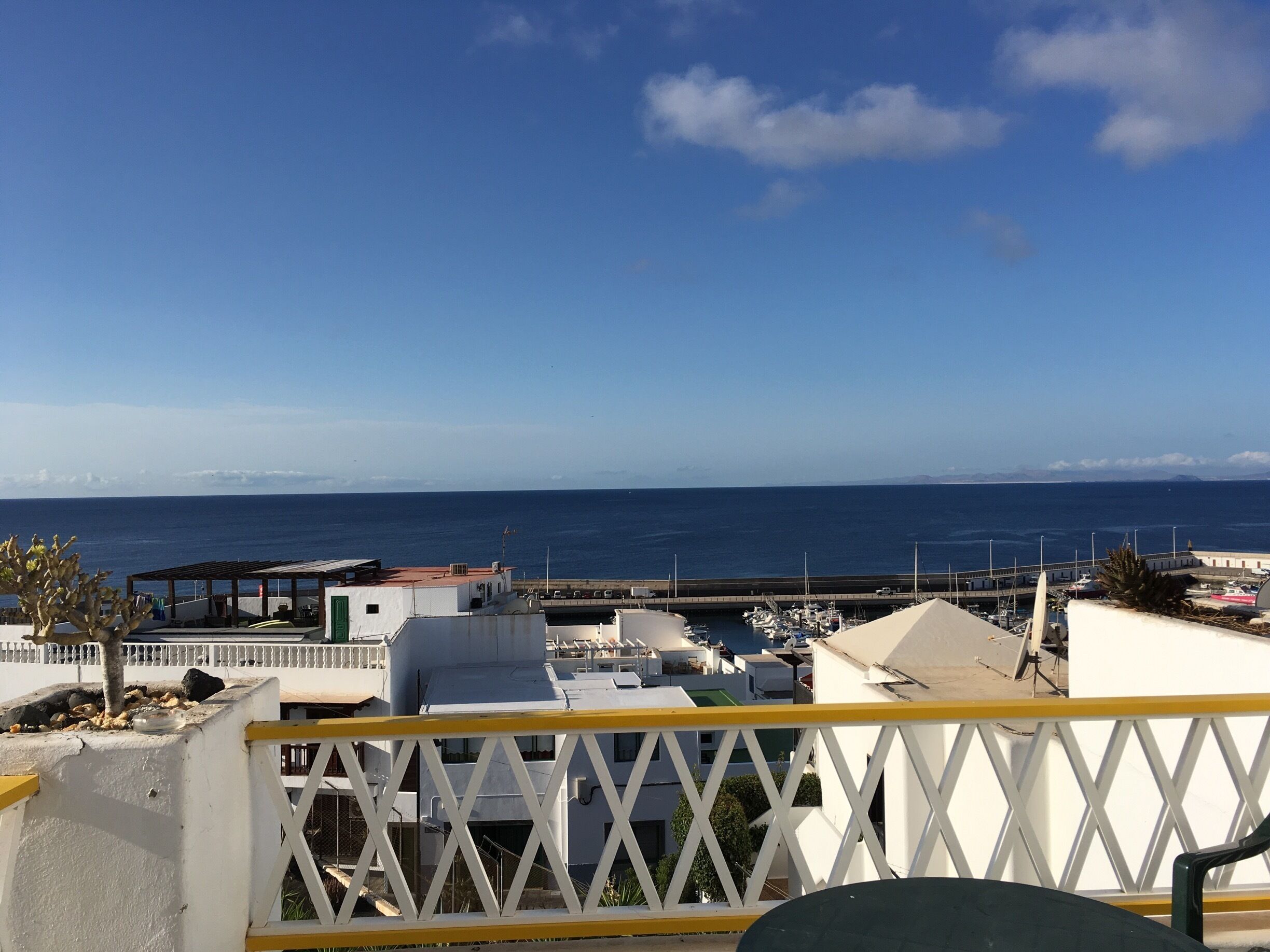 View from our balcony 