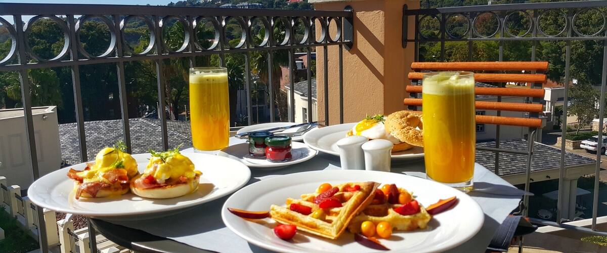 Breakfast with a view at the Four Seasons Johannesburg #hotel #food #travel #breakfast #goodeats