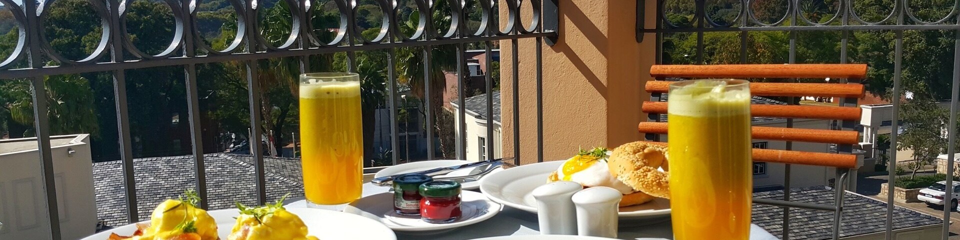 Breakfast with a view at the Four Seasons Johannesburg #hotel #food #travel #breakfast #goodeats