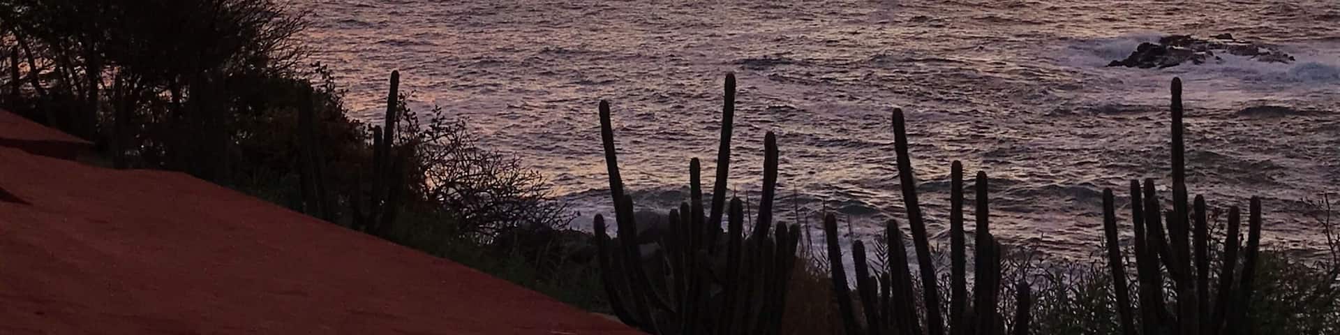 Sunrise in beautiful Huatulco Mexico
