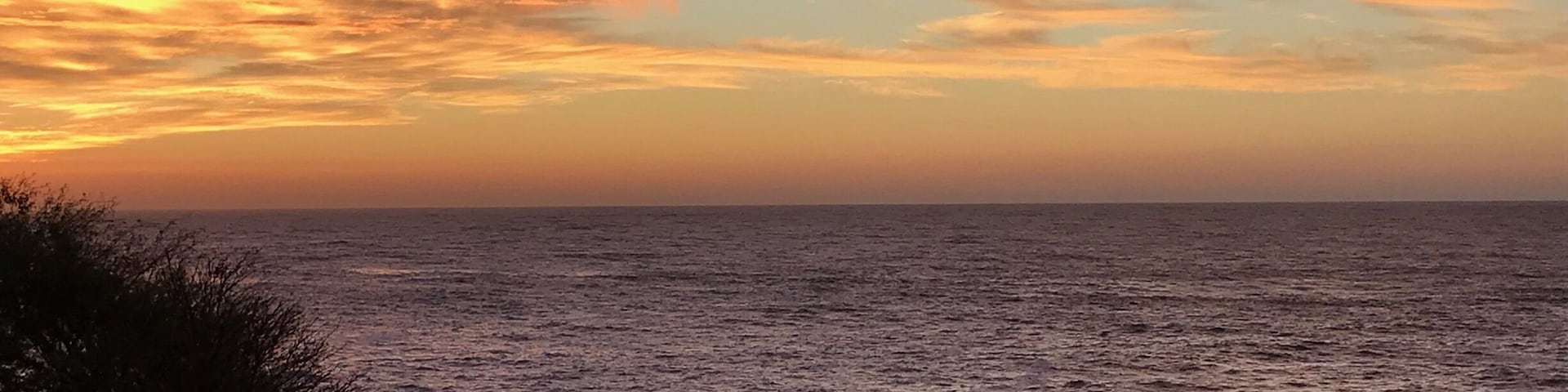 Sunrise in beautiful Huatulco Mexico