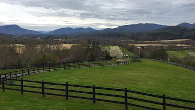 The view leaving the resort. They have a spot for you to pull to the side for picture view along with some ancient legends to read about.