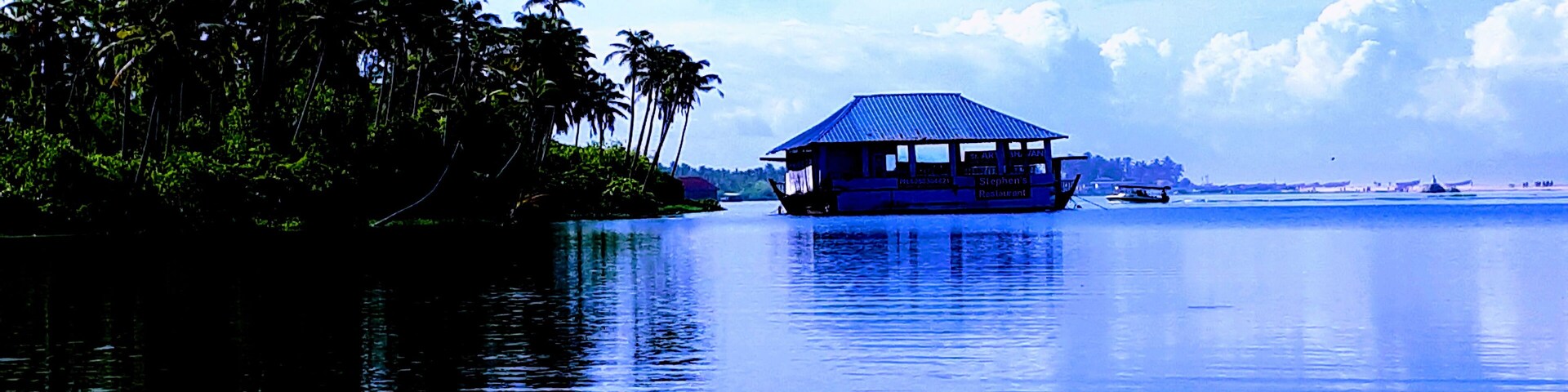 This is Poovar island resort on the Kerala backwaters only accessible by boat so the perfect getaway for those wanting peace and natural beauty Set amongst mangroves and coconut trees the brackish waters are separated from the Arabian sea by a narrow strip of sand #Kerala #India