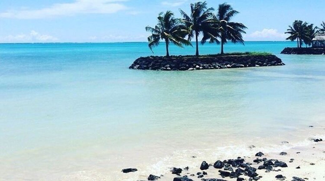 The beachfront location of the Sheraton Somoa is enchanting...blue ocean, white sand, palm trees. There’s nothing not to like about this friendly, hospitable island in the South Pacific. #lifeatexpedia