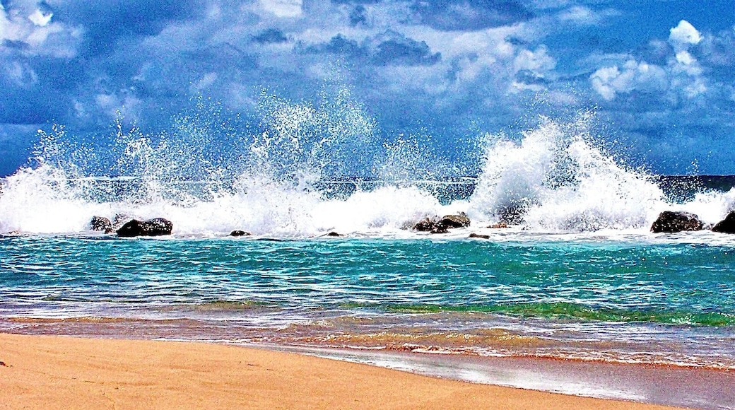 Big splash in St . Kitts.