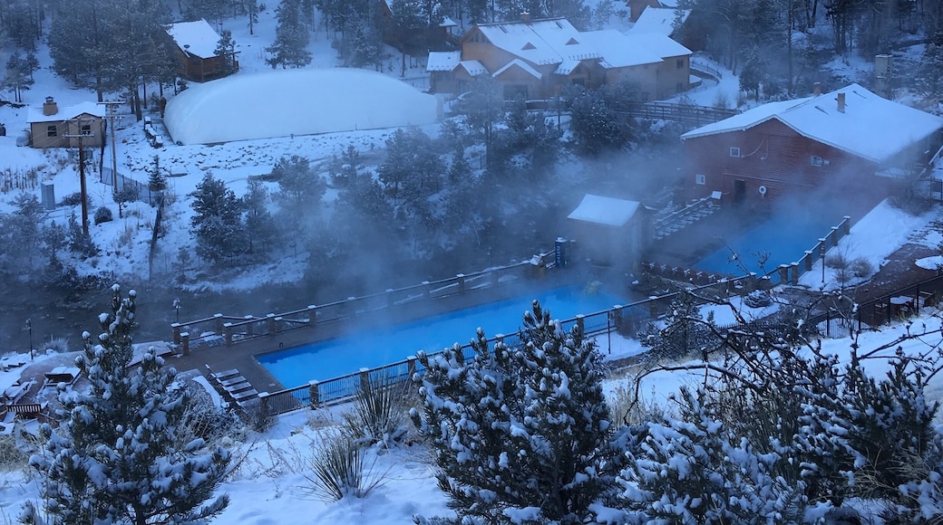 Spent one at least one night here and get access to the hot springs, totally worth it!!