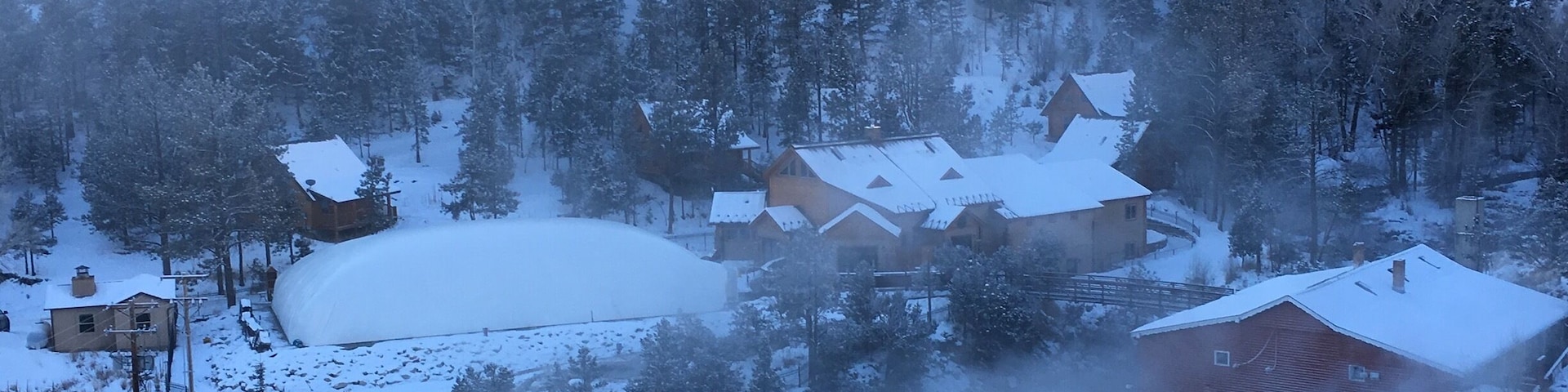 Spent one at least one night here and get access to the hot springs, totally worth it!!