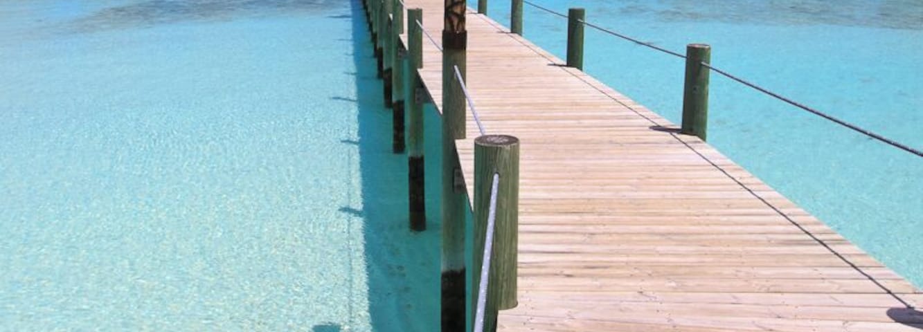 The watervillas on Komandoo Island Resort.
That's the tiny little island we lived and worked for two years. 15 Watervillas have been built over the water.
If you like to read, what we did on a day off on this little gem: http://www.swissnomads.com/2013/08/day-off-komandoo-island-resort-maldives/