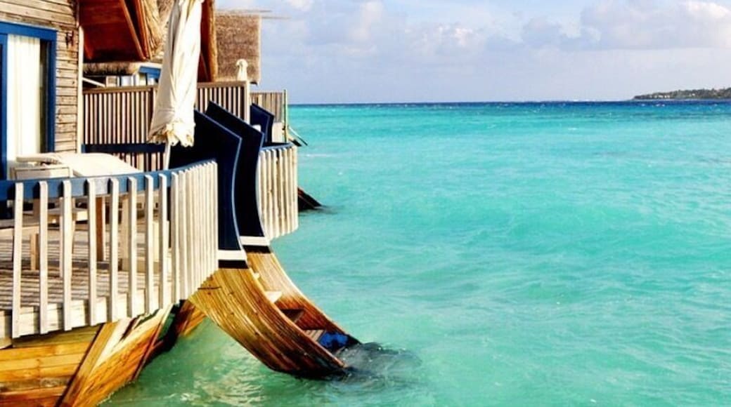 View from the balcony at Cocoa Island, by Como Hotels.