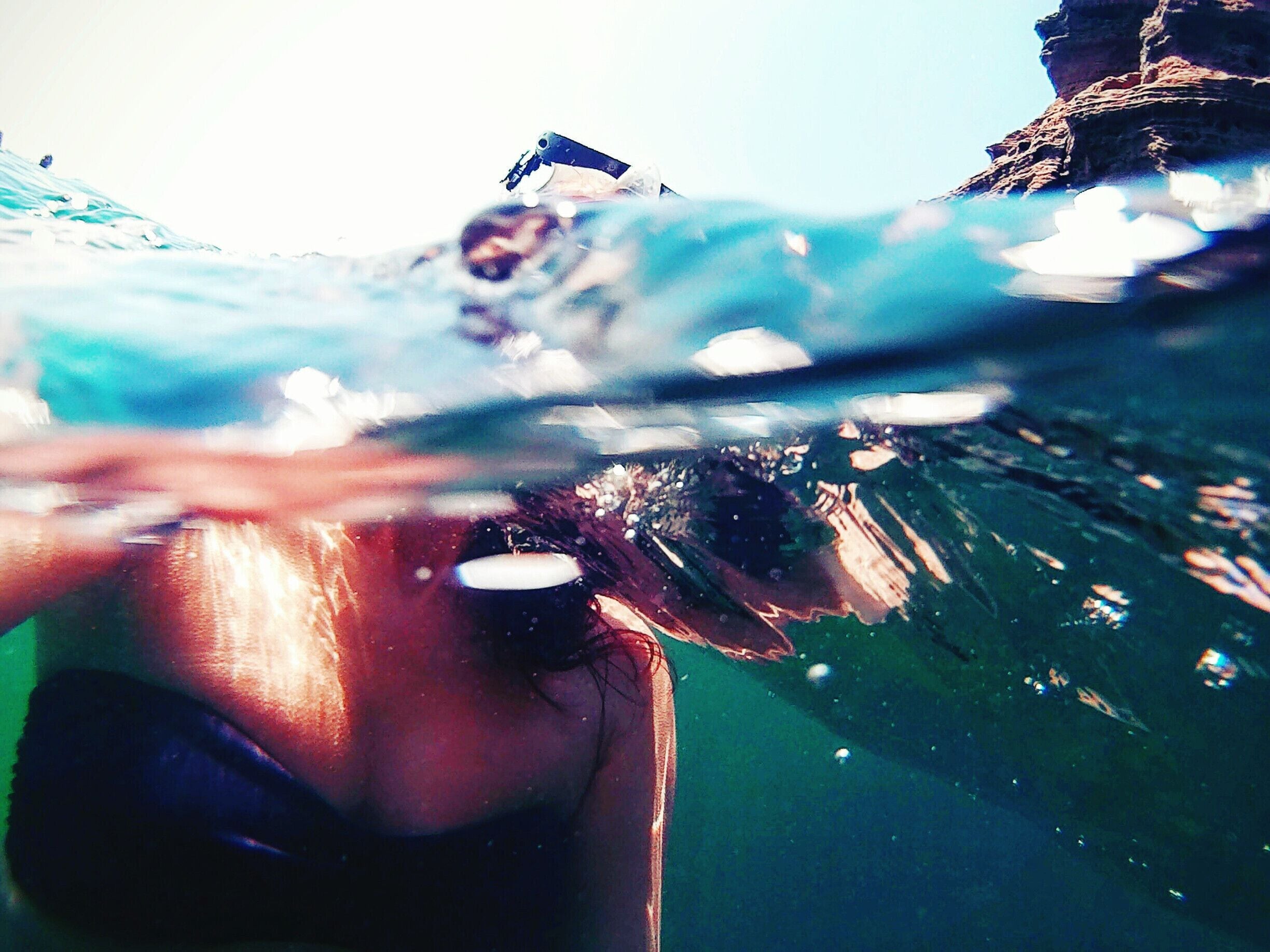 Swimming at Cala Moresca
