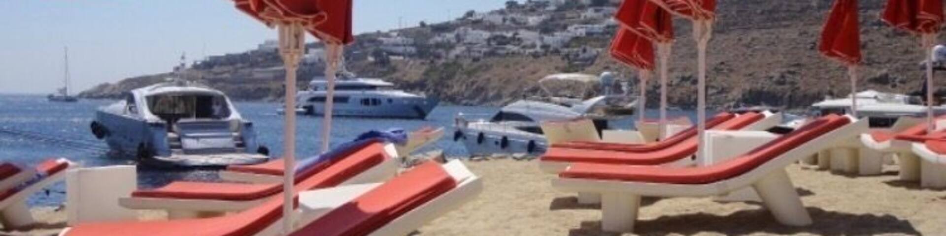 Sneak peek at the private beach you can enjoy if you stay at the Petasos Beach Resort & Spa! Or stay at the Petasos Town Hotel and take the free shuttle to spend the day here! #beachbound