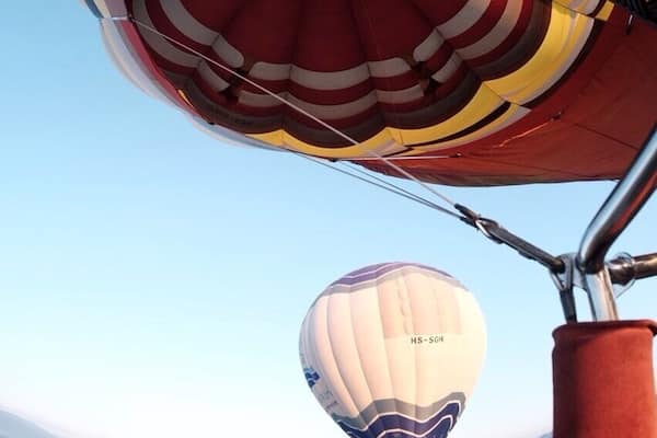 Wonderful experience in a hot air balloon.