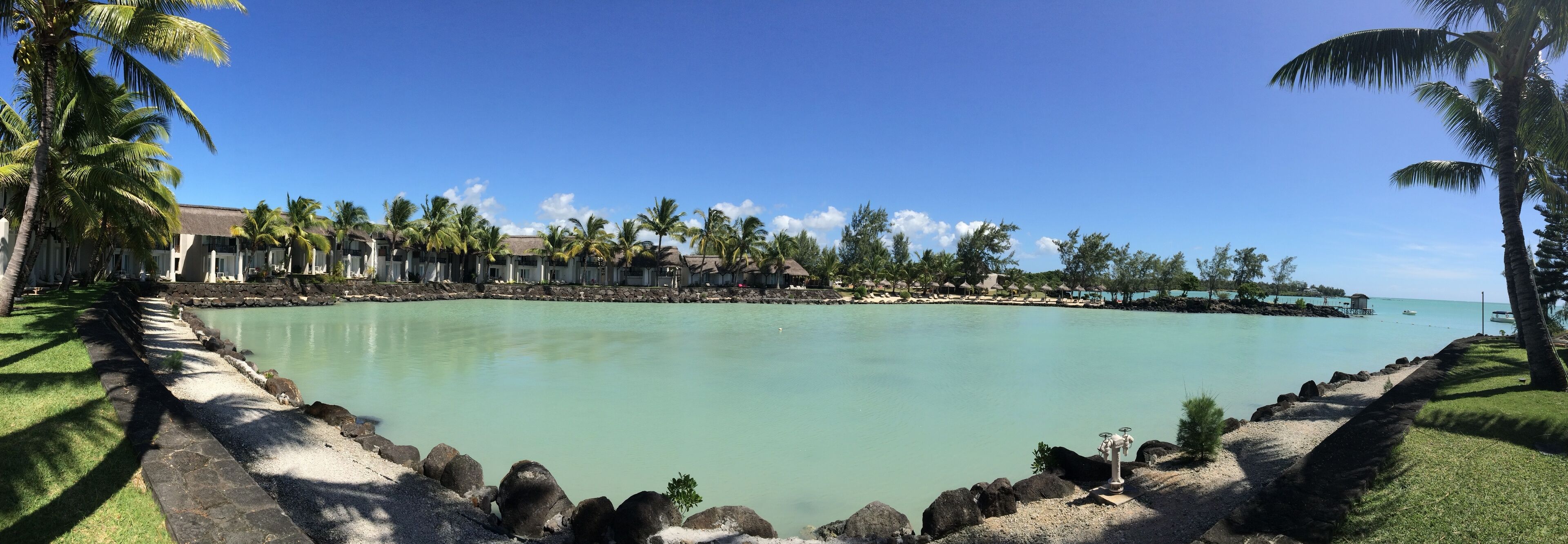 LUX Grand Gaube in Mauritius was beautiful. This was the view from the hotel room overlooking the Indian Ocean.
