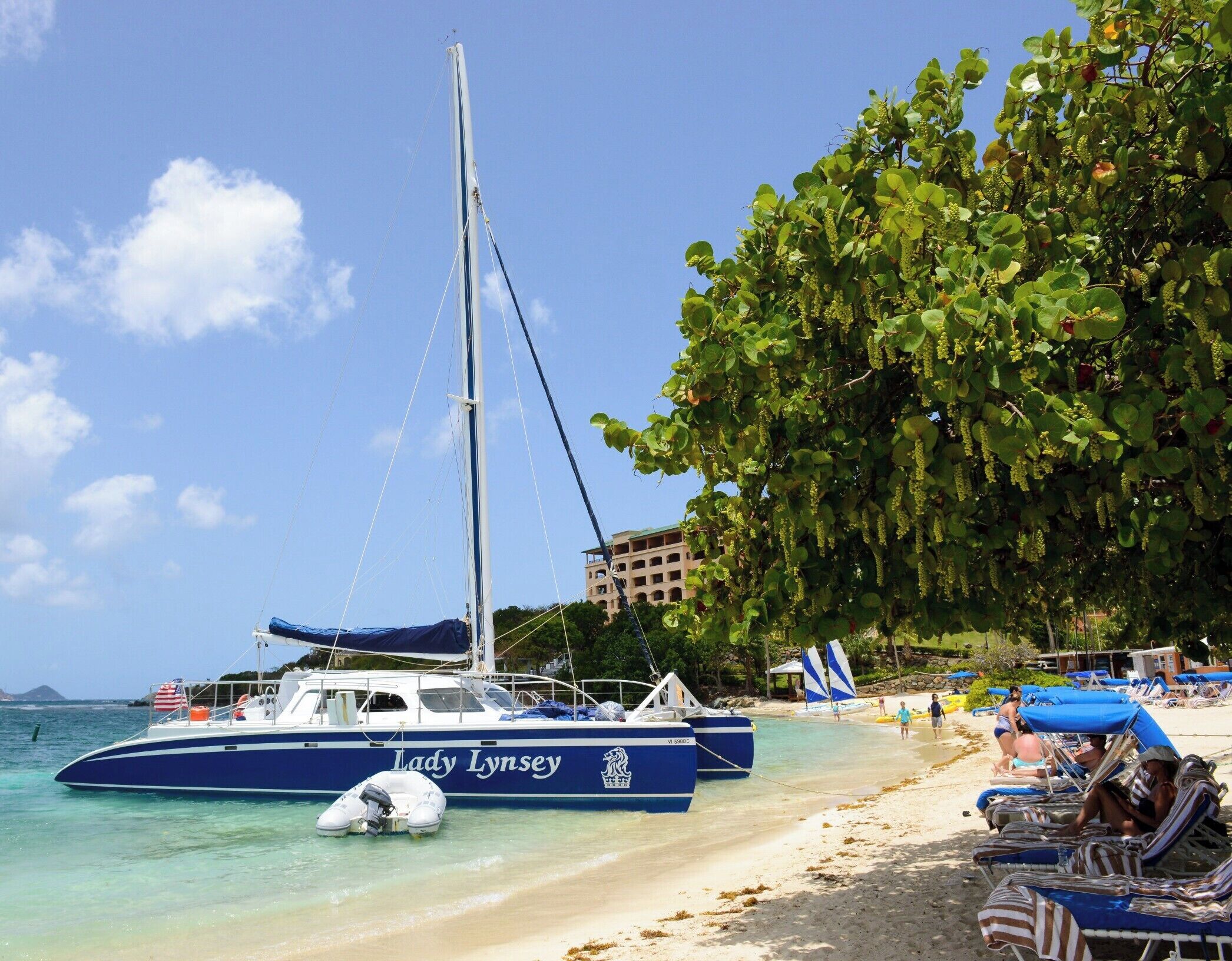 When you get tired of lounging by the infinity pool or the beach... take snorkel trip on The Lady Lynsey. Their crew will pamper you in typical Ritz fashion and... it's their pleasure !