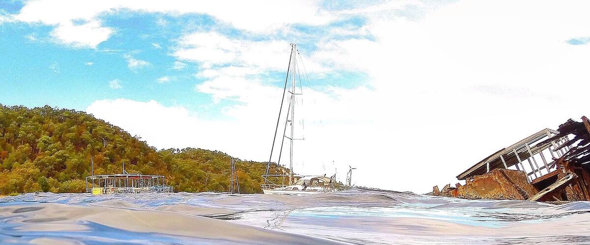 Swimming through the shipwrecks with the locals at @tangaloomaislandresort! Happy hump day! ☀️🐠🐟🐢🌴😀
#GoProAU #GoPro #kapitolreef #thisisqueensland #seeaustralia