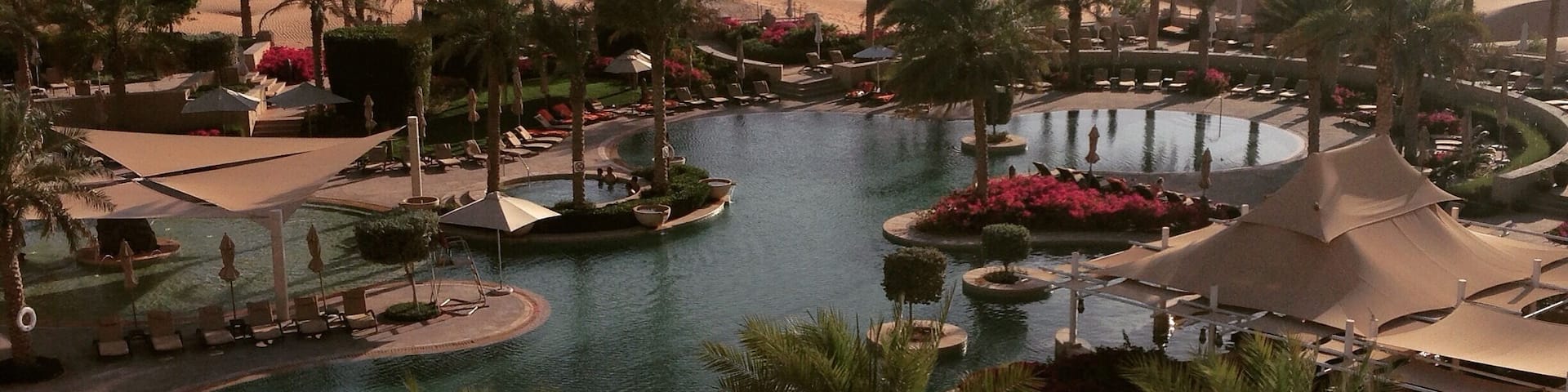 Words cannot express the surreal tranquility of the Empty Quarter. Perhaps the most luxurious way to experience this massive expanse of sand in the UAE is from poolside at the Qasr Al Sarab. #emptyquarter #pool #roadtrip #uae